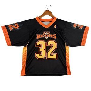 Bears 27Sports Youth Football League Jersey Youth‎ Large Orange & Black #32